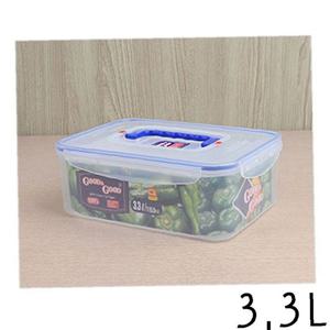 손잡이 밀폐용기 3.3L 핸디락 굿앤굿 김치통 반찬통