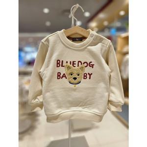 블루독베이비[hu] 25.FW가을겨울신상 CR)시그니처스웨트셔츠 45A19-334-03 유아티셔츠 맨투맨티셔츠 기본