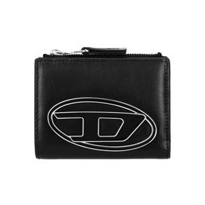 디젤 X09888 PR818 T8013 (1DR) 오벌 D 로고 바이폴드 반지갑