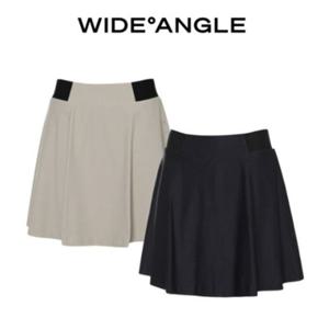 [와이드앵글]   WWU23Q13  CO 딜라이트 밴딩 플레어 큐롯 L