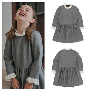 [빈BEEN]HP BZ54OP02GY 그레이 셔링 원피스PG