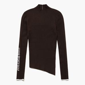 [르꼬끄골프] 여성 베이직 골지 스웨터 (GQ322LKP81)