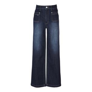 여성 속밴드 와이드 스판 청바지 NQL665