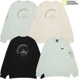 [내셔널지오그래픽키즈] 어드벤처 소매포켓 백그래픽 맨투맨 K253USW230