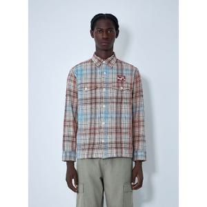 휴먼메이드 체크 버튼다운 롱 슬리브 셔츠 HM29SH013