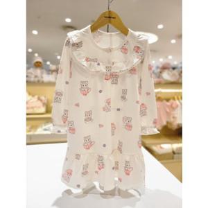 [오가닉맘] 아동 캐리긴소원피스잠옷 (MKFSSW12)