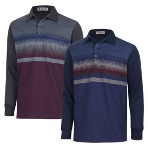 [파파브로]남성 중년용 국산 기모 카라 티셔츠 NA-KAK-86,7