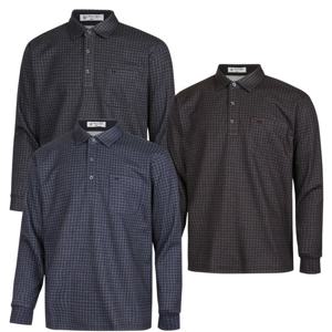 [파파브로]남성 체크 패턴 카라티 NA-KAA-315,6,7