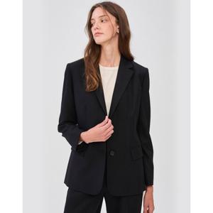 질스튜어트 뉴욕 여성 24FW 품절임박 SET UP울 96% 블랙 싱글버튼 클래식 테일러드 자켓 JSJA4D340BK