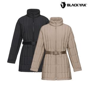 블랙야크 여성 루클라 벨트 튜브 다운자켓 등산 롱 경량패딩 점퍼 1BYPAWU517