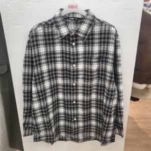 소이 HC22 루즈핏 체크 셔츠 26S5332