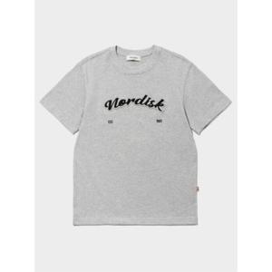 노르디스크 유니 사인로고 헤비웨이트 반팔 티셔츠 BB OUU24202 MH W3