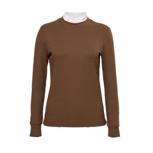 [와이드앵글]여성 CO 이중에리 터틀 티셔츠 L  WWU25271E6