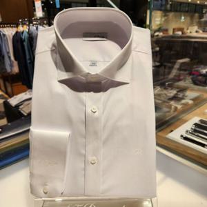 듀퐁셔츠 SE5FM21LS363SWH 컴포터블 구김이 적은 와이드카라 스트레치 슬림 핏 셔츠