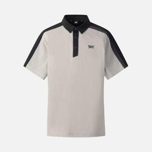 PXG골프반팔티 UQC PIAPM2233-05 남성 여름 카라 블록 타공 카라 티셔츠