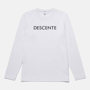 [데상트]데상트 에센셜 기모 긴팔 티셔츠 SP323UTL91WHT0 긴팔티