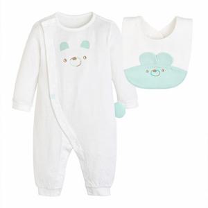 [모이몰른]유아 코튼 양면 자카드 우주복 세트 M254UUN04P