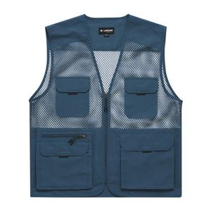 망사 조끼(LD480) 스틸블루