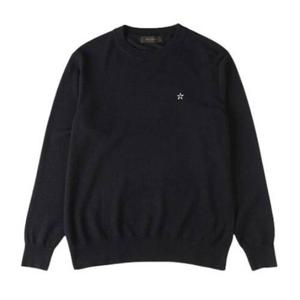 [빠니깔레]MARIO소프트울스판 네이비 레귤러핏 크루넥니트 m-init65na