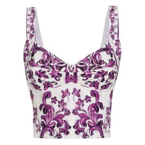 돌체앤가바나 민소매 티셔츠 F7BB1TFI5LSHD5DQ PURPLE