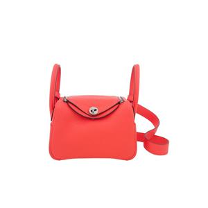 [엘러브] 새상품 에르메스 미니린디II 19 오렌지필드 은장 W각인 5HB0453