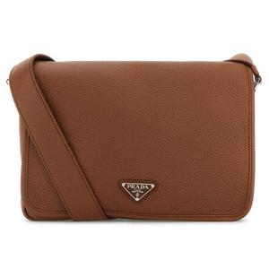 25 FW 프라다 트라이앵글 플라크 로고 프론트 브라운 숄더백 2VD0752BBE