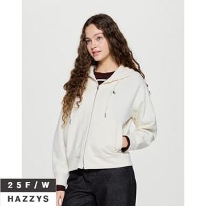 헤지스여성 HSTS5D990 코튼 블렌드 더블페이스 후드 집업