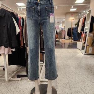 올리비아로렌 HC05 세미 와이드 데님팬츠 VOCMP4F8111