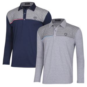 [파파브로]남성 엠블럼 골프 체크 카라티 LM-KAAG-MCK307,8