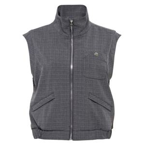 [와이드앵글]여성 CO 엘레강스 자카드 하이넥 베스트 WWU25671MK