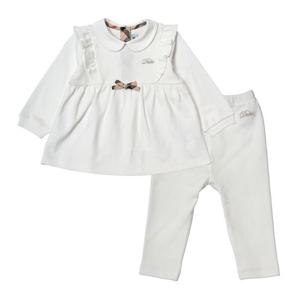 [닥스베이비]25FW 닥스베이비 롱티셔츠 레깅스 상하복 (아이보리) EVF25VP51M_IV