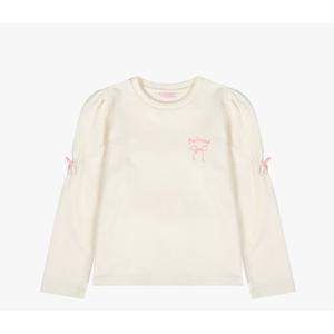 로엠걸즈 소매 리본 포인트 스웻셔츠 RGMA25WY1