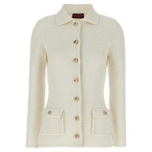 구찌 가디건 819372XKEOP9055 White