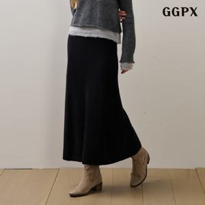 [지지피엑스]심플 슬림핏 H라인 롱 스커트 (GPCWH016D)
