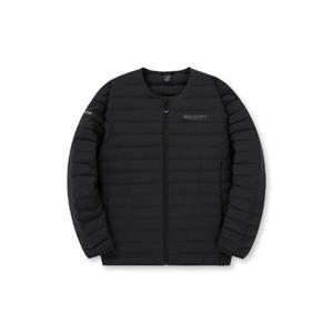 디스커버리패딩 AQS DMDJ73046-BKS 남성 픽시버G U넥 튜브 구스다운 경량패딩