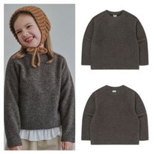 [빈]BZ61TS06BN 브라운 라글란 티셔츠