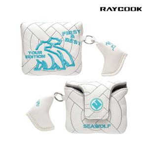 레이쿡 씨울프 퍼터 7번 8번 헤드 커버 화이트 [말렛형]