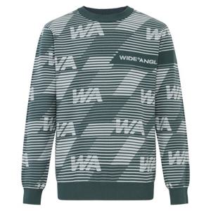 [와이드앵글]남성 TO 올오버 레터링 패턴 라운드 스웨터 WMU25K31K3