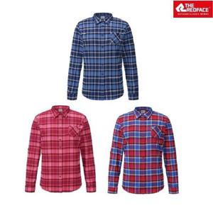 [레드페이스] HC22 BF체크우먼셔츠등산캠핑트레킹일상여성셔츠남방흡습속건레드페이스셔츠 REWFWSFBE250