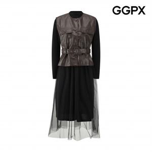 [GGPX] 레더 베스트 세트 샤 원피스 (GP9ST019F)