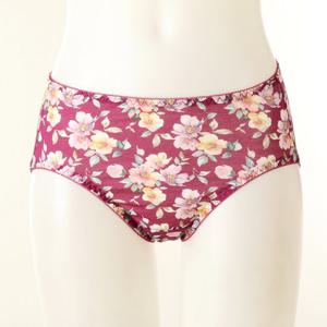 [와코루] 여성 면100% 꽃프린트나염 단품팬티 (WPT4351 WI)