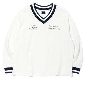 리트머스 HC12 에디션  브이넥    맨투맨 티 LO1TF051-001