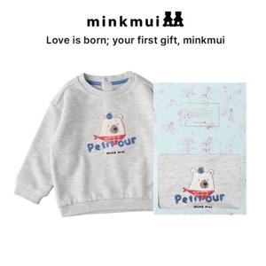 [밍크뮤]OT 베베포인트스웨트셔츠 35C1533403 35C15-334-03 35C15-334-01 02