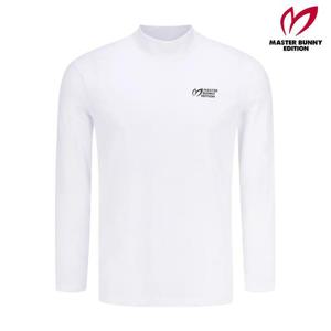 마스터바니  (411D4TI002) 남성 심볼 스트레치 모크넥 긴팔 티셔츠