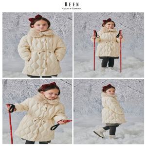 [빈]BZ64JP01LB 라이트 베이지 롱다운 점퍼