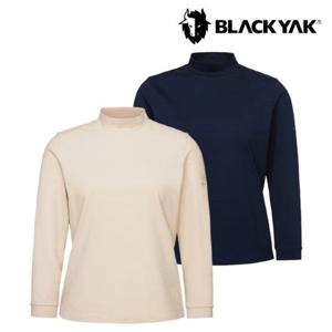 여성 겨울 크루핏 기모 긴팔티 보온성 터틀넥 기능성 티셔츠 1BYRTWU501 GD