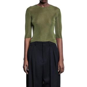 생로랑 반팔 티셔츠 819910Y75WA 1342 GREEN