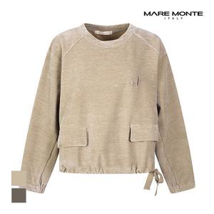 [마레몬떼][마레몬떼] 밑단스트링 티셔츠_M23NMTS15S0 (P0037068