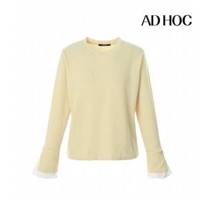 [애드호크]여성 소매커프스 티셔츠(HY2LT51)