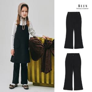 [빈]BZ64PT03BK 블랙 부츠컷 져지팬츠